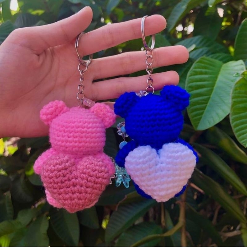 Gantungan Rajut Beruang - Lovely Runner Keychain