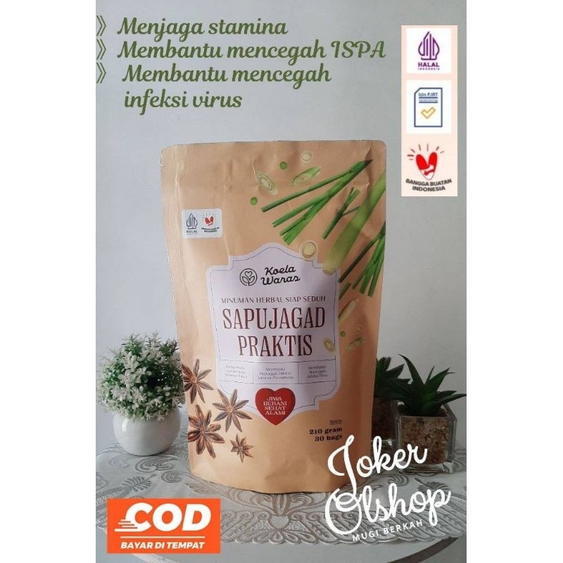 

Sapujagad Praktis Koela Waras Minuman Herbal Jamu Siap Seduh