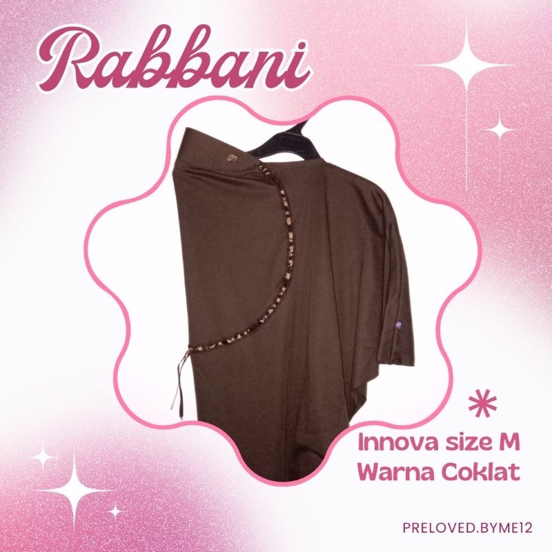 PRELOVED RABBANI INNOVA COKLAT size M