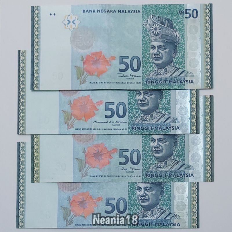 Koleksi Malaysia Ringgit Pecahan 50 Ringgit