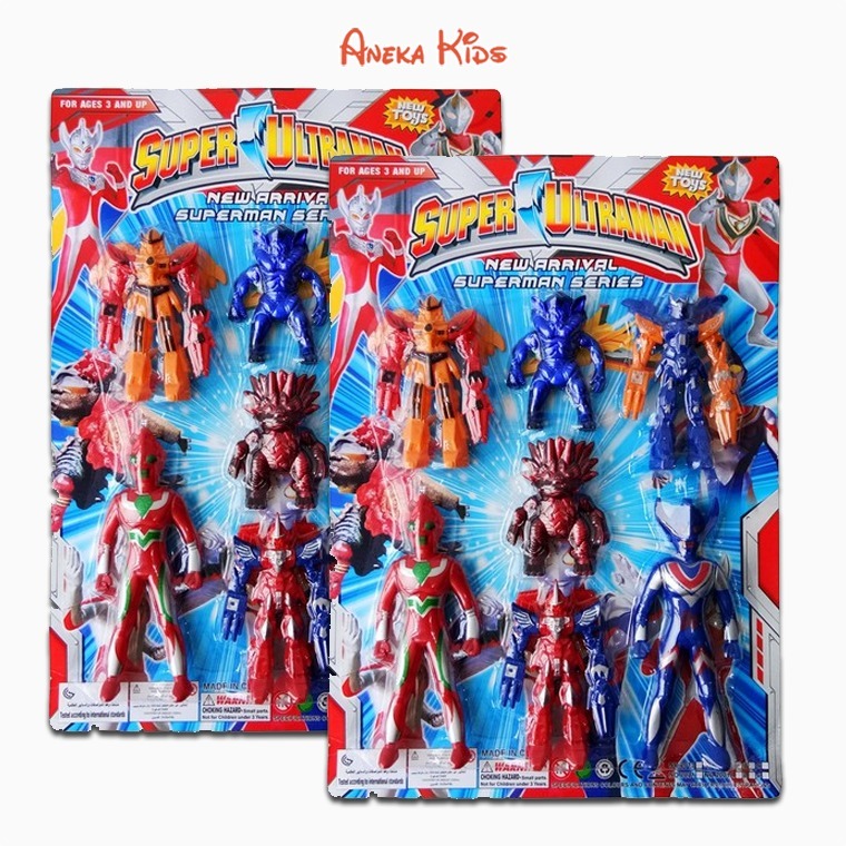 Mainan Robot Ultraman & Army Force mainan kendaraan