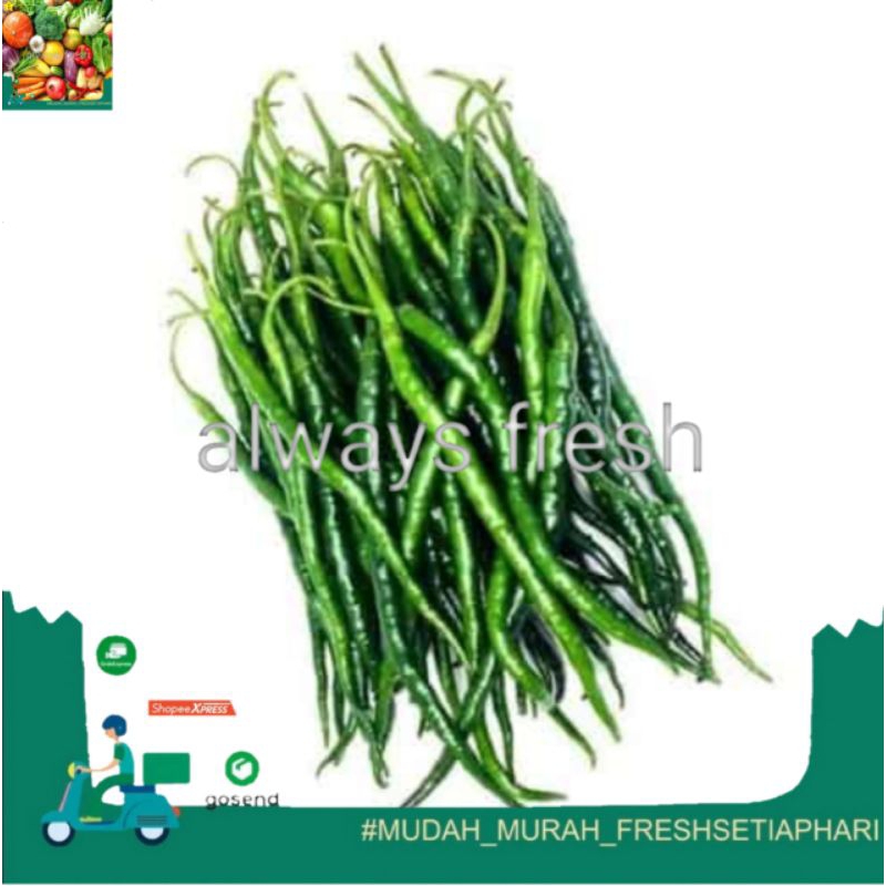 

cabe hijau -always fresh palembang