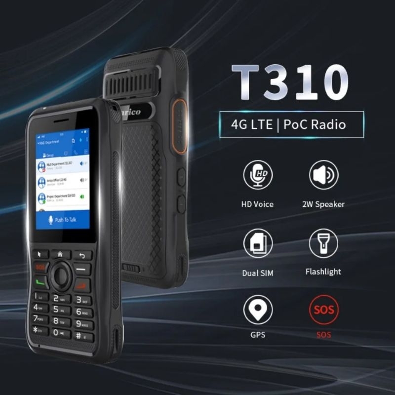 Inrico T310 Plus 4G LTE POC Radio Camera NFC