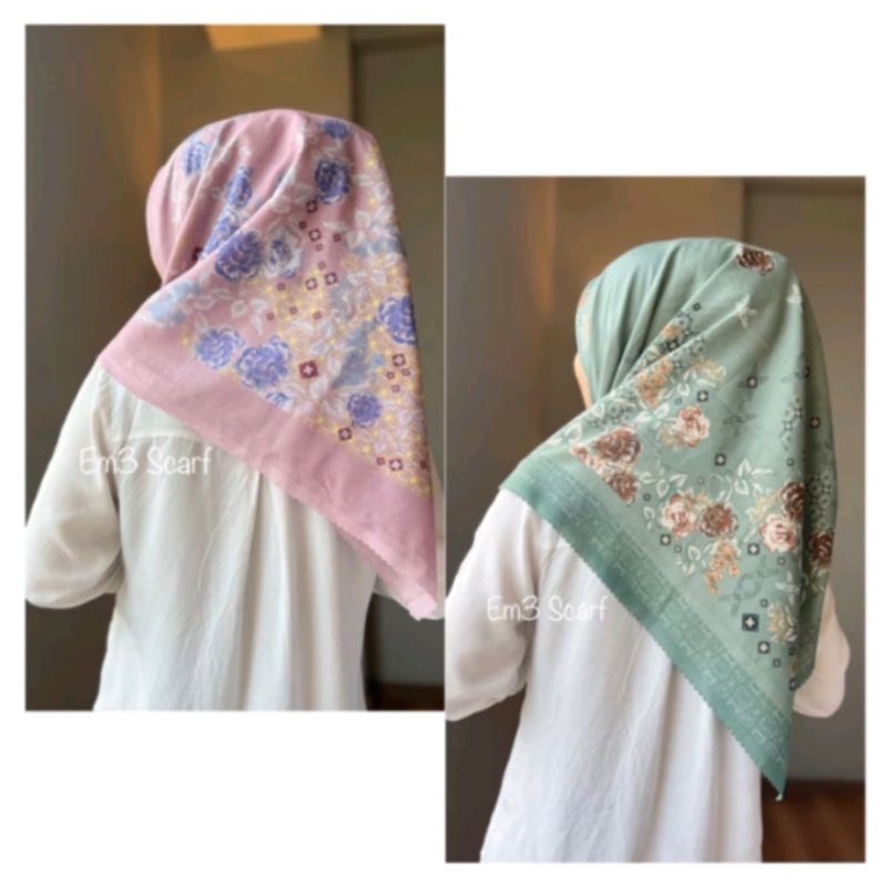 Hijab SEGIEMPAT VOAL motif FELLA SERIES