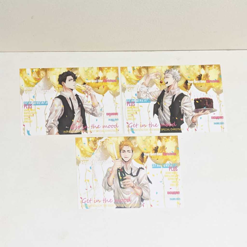 [WAJIB CO PACKING] POSTCARD ATSUMU BOKUTO HAIKYUU BY UMMM_MMMA