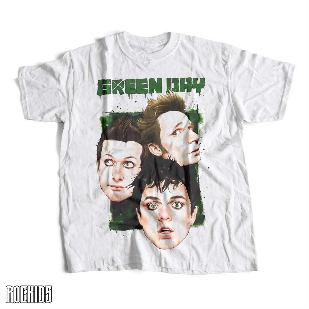 rockids - green day - tshirt green day - green day tees - kaos dewasa dan anak green day - kaos band