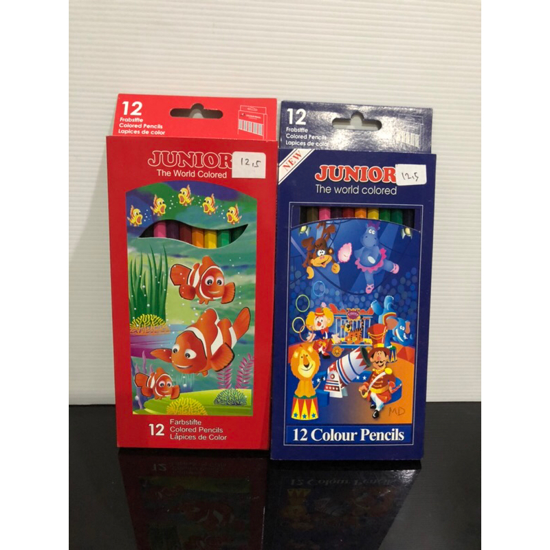 

pensil warna junior 12 colour pencils pensil warna 12