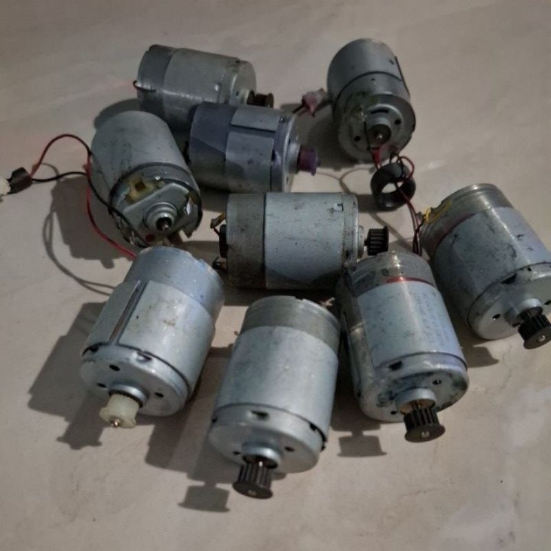 Dinamo bekas printer  arus dc12v -24v untuk bor mini atau generator