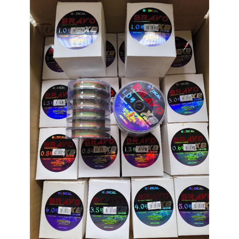 SENAR PANCING PE RADICAL BRAVO X8 100M CONNECTING