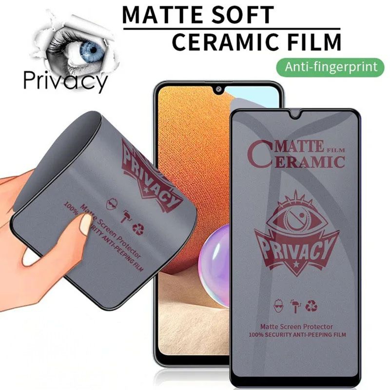 Oppo A15  Oppo A15s Tempered Glass Anti Gores FULL CERAMIC Matte PRIVACY SPY Anti Glare Anti Minyak 