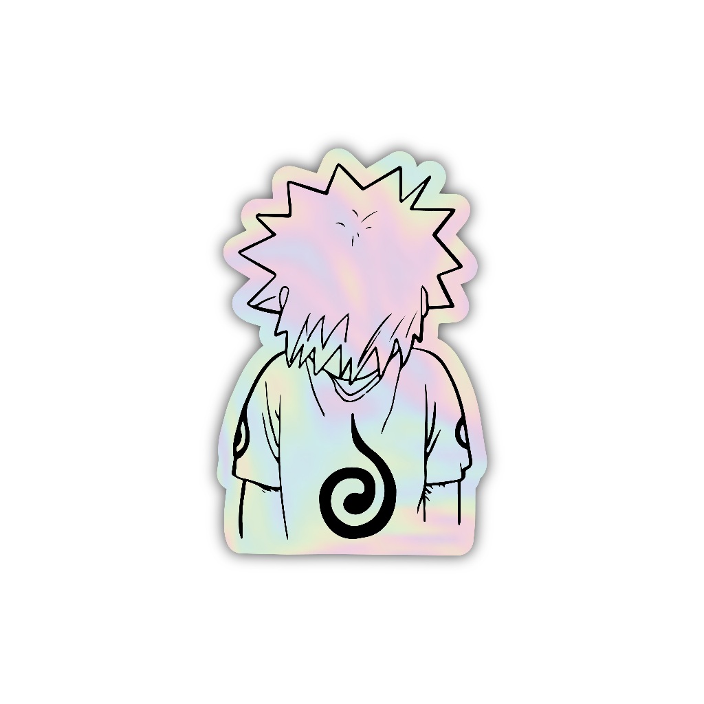 

Z124 sticker anime naruto, stiker hologram satuan