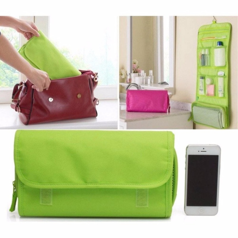 Toilet bag Organizer Travel Toiletries Bag Tas Traveling/ Tas kosmetik gantung