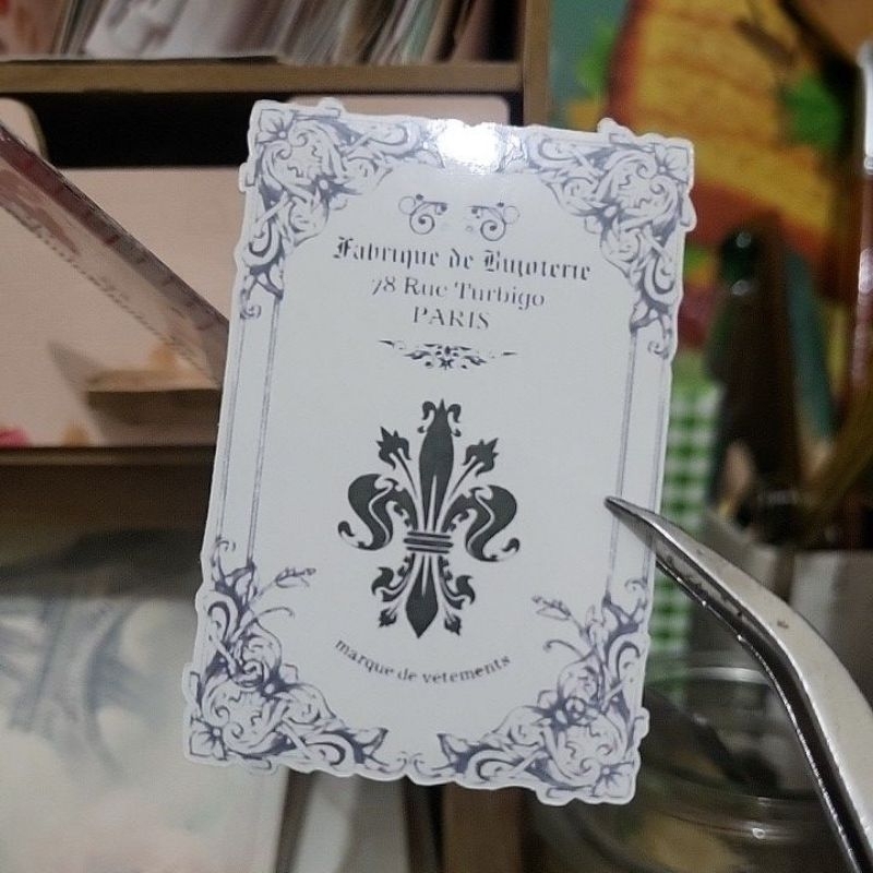 

24 pcs Vintage OLD FRENCH Emblishment stickers