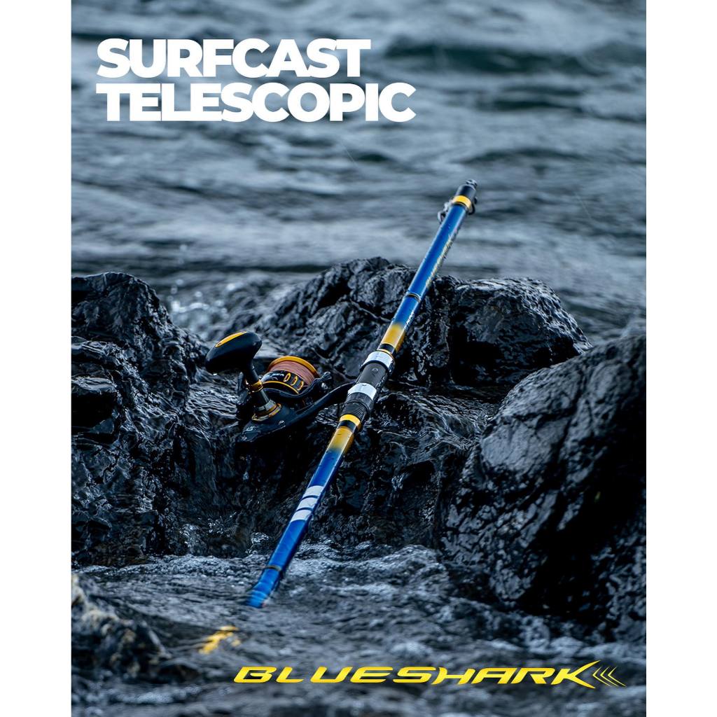 Joran Surf Laut Daido Blue Shark 360 390 420 Carbon Ring Fuji