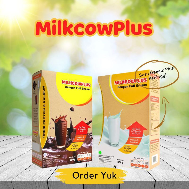 

MILLCOW PLUS SUSU SAPI ORIGINAL 100% AMPUH MENAIKKAN BERAT BADAN ANAK 500g