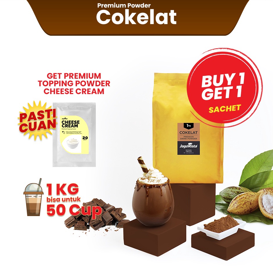 

inLaris ATC BUY 1 GET 1 NEW PRODUCT Jagorista 1 KG Premium GOLD Coklat Chocolatte Choco Caramel Bubuk Minuman drink Powder K57