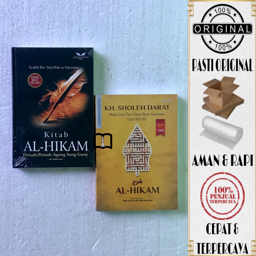 Paket Buku Kitab Al-Hikam & Syarah Al-Hikam - Buku Original