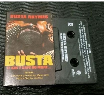 Kaset Pita Busta Rhymes - It Ain't Safe No More - Rap