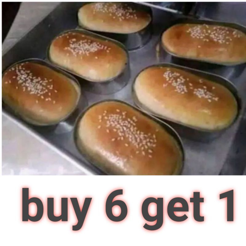 Promo Ring oval beli 6 gratis 1 CETAKAN ROTI OVAL /RING ROTI OVAL/ CETAKAN ROTI /RING OVAL LOYANG MU