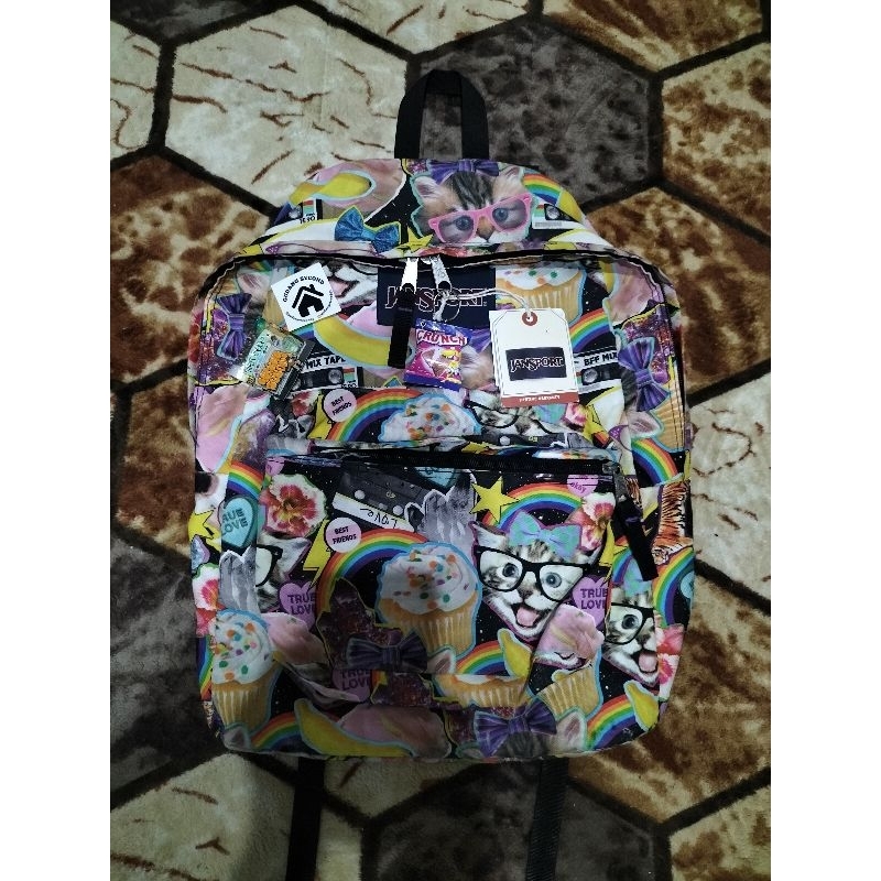 Tas Jansport motif kucing