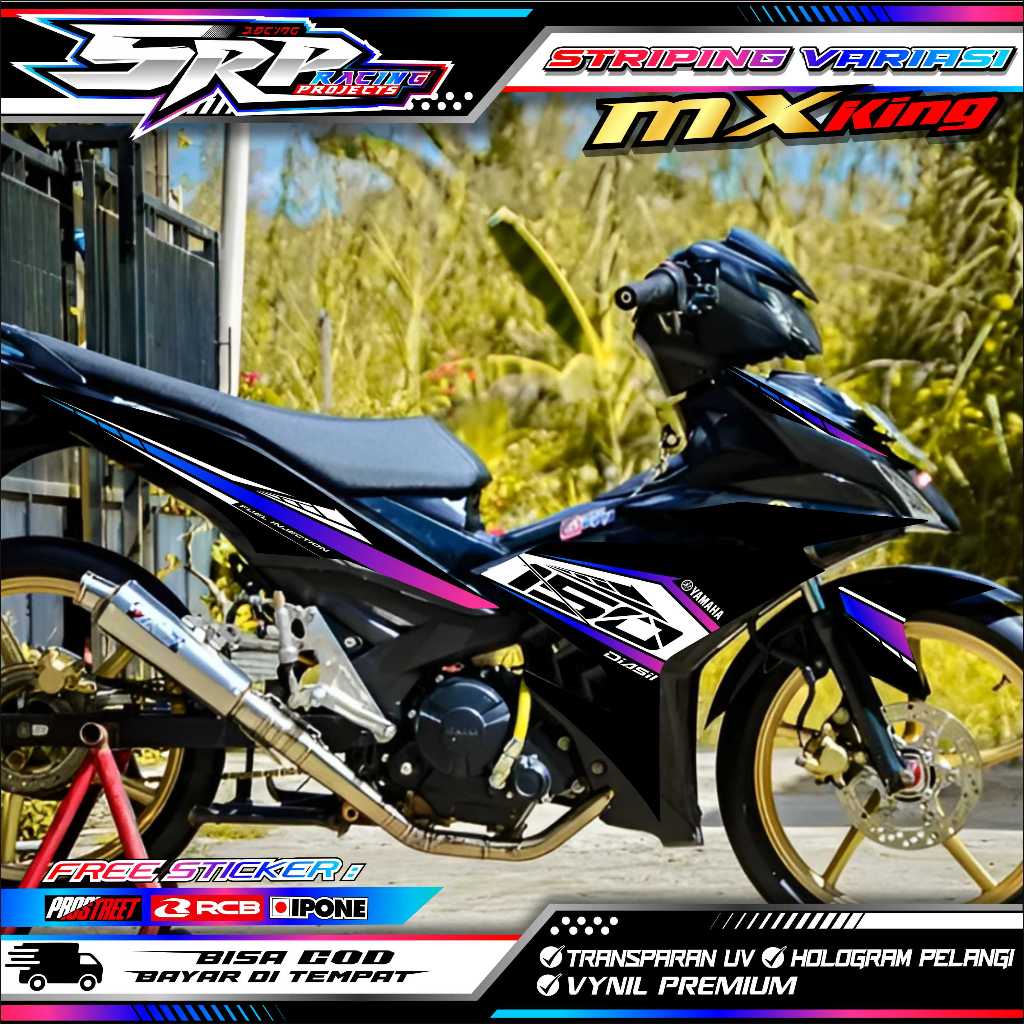 STRIPING VARIASI YAMAHA JUPITER MX KING / STICKER LIST MOTOR JUPITER MX KING