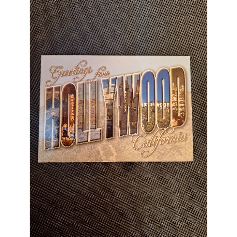 

kartu pos hollywood amerika/hollywood postcard