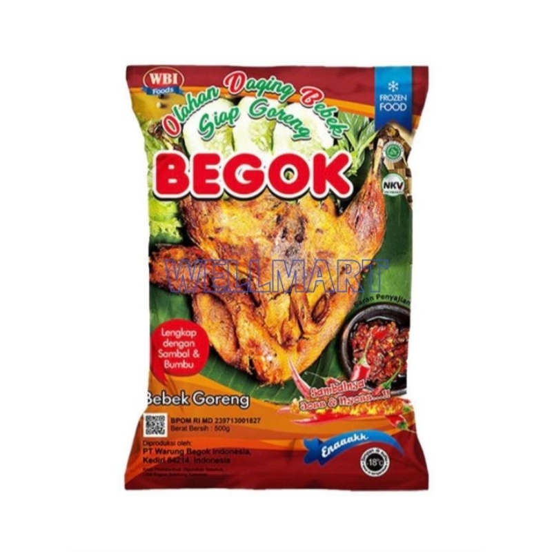 

Begok Bebek Goreng 500g Ready To Cook Bebek Goreng Ungkep Utuh Premium