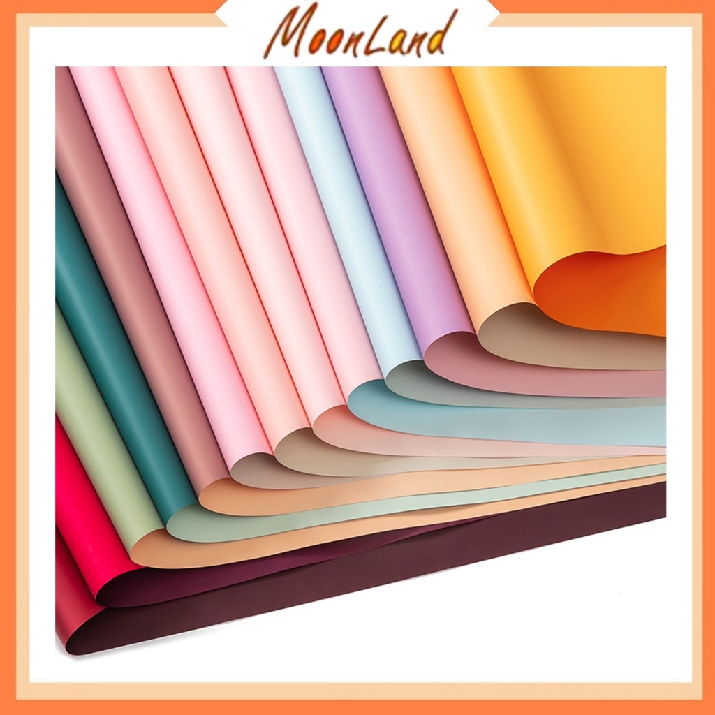 

Flower Wrapping Paper Dua Warna Bi Color Kertas Buket Bunga Florist Cellophane Double color