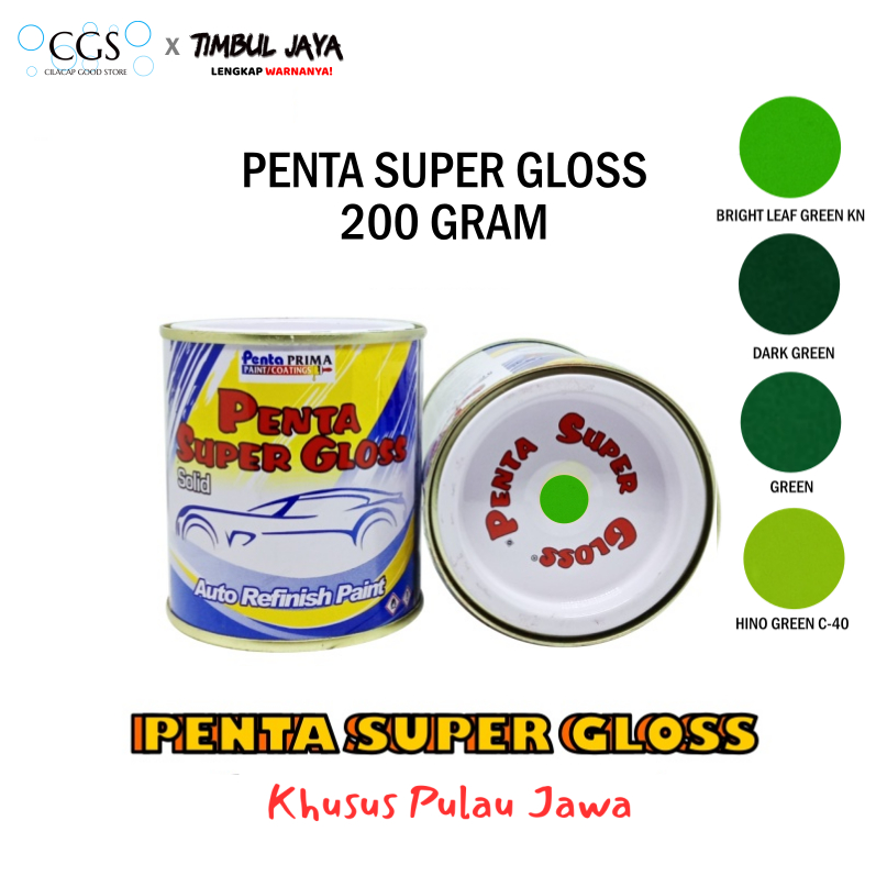 Cat Penta TOSCA BLUE GREEN 200 gram - cat penta hijau tosca - penta toska - penta tosca - cat toska 