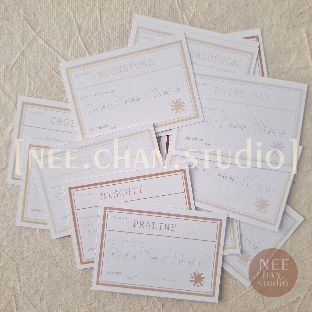 

[nee.chan.studio] Memo Pad / Paper Pack / Journal Memo / Art Journal / Deco / Seri Rosewater Gelato