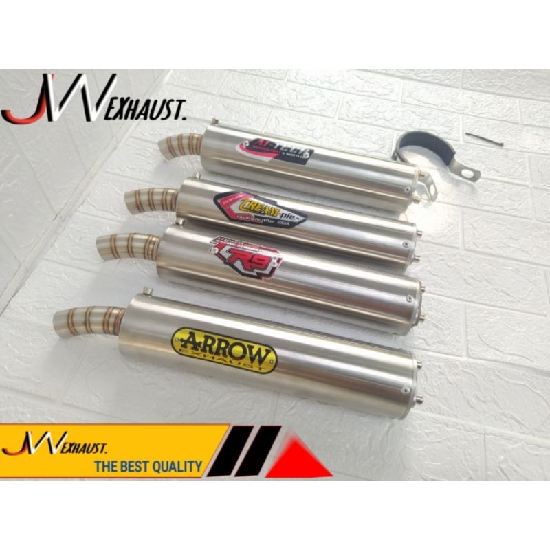 silincer knalpot Kawasaki ninja R RR SS Rxking superpro stenlis