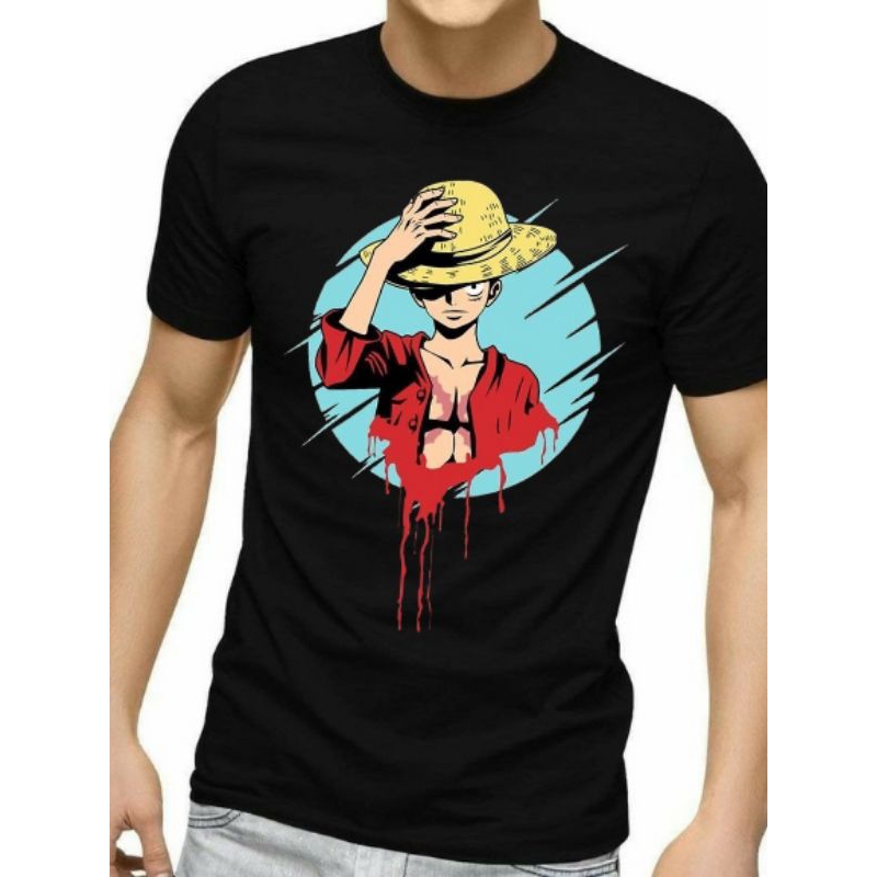 KAOS ANIME ONE PIECE LUFFY BAJU ANIME ONE PIECE LUFFY T SHIRT ONE PIECE LUFFY