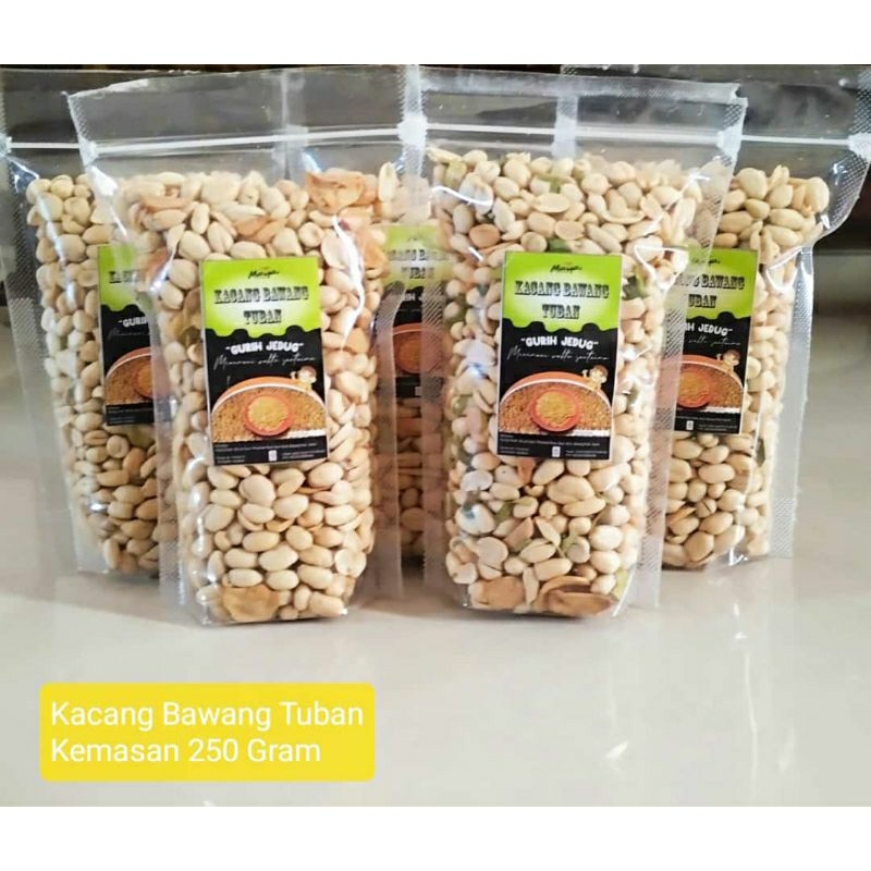 

Kacang Bawang Gurih Tuban 250gr / Kacang Goreng renyah / kacang goreng viral