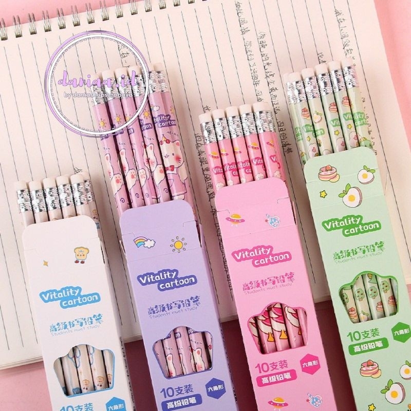 

Set Pensil Isi 10, Pensil Lucu Isi 10, Pensil Isi 10, Pensil import