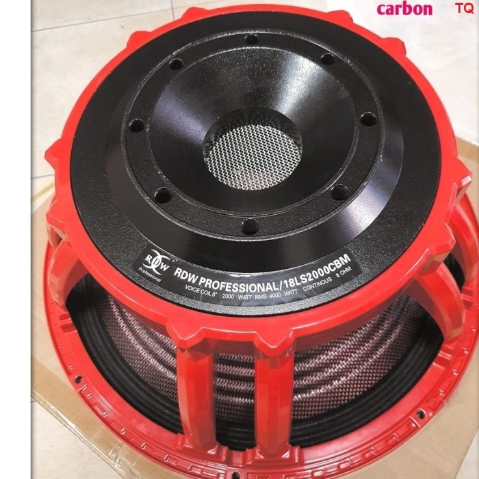 Speaker Komponen RDW 18LS2000 CBM 18 LS 2000 CBM 18 IN CARBON / COIL 6 IN / 4000 WATT ORIGINAL