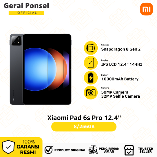 Xiaomi Redmi Pad 6s Pro 12.4 8/256GB Garansi Resmi Indonesia