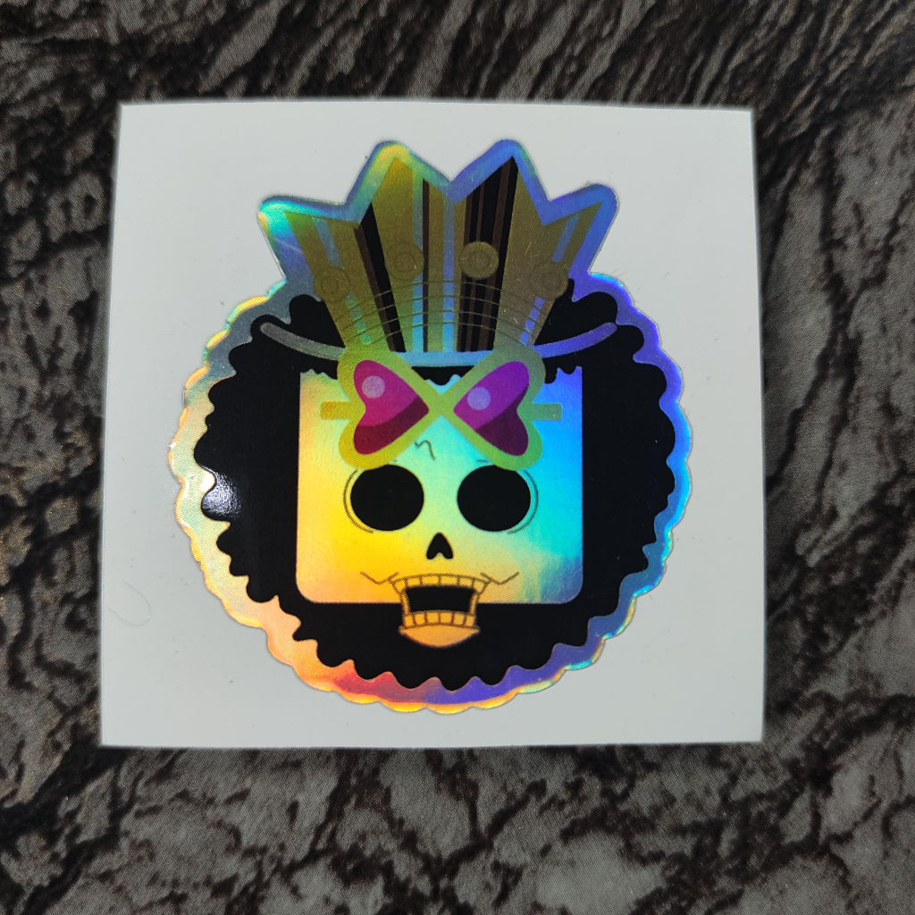 

Stiker Hologram One Piece Brook Square