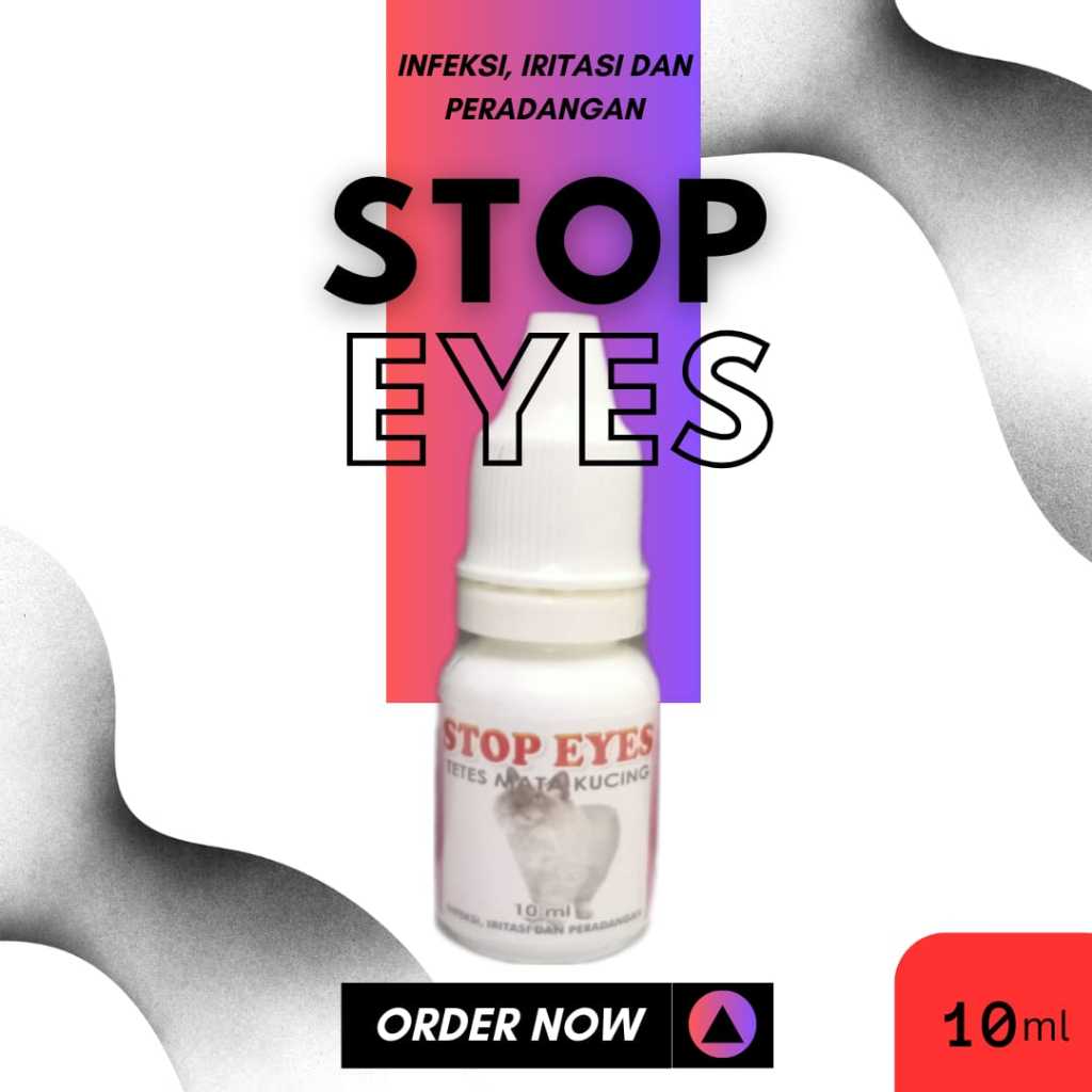 STOP EYES KUCING / tetes mata kucing / mata kucing putih / vitamin mata kucing / obat mata kucing