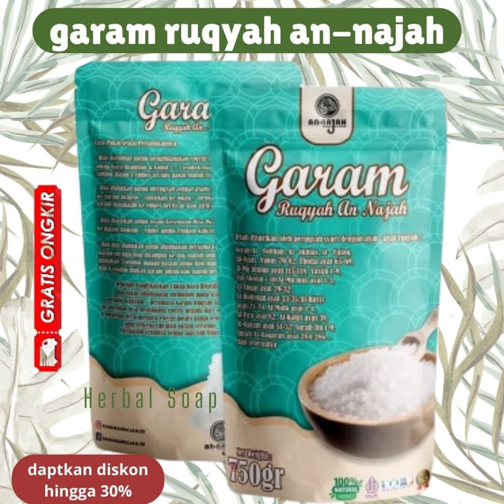 

Garam ruqyah AN-NAJAH original |Membuang aura negatif,pemagaran rumah/tempat usaha,menetralisir tempat angker,menangkal pelet hingga ilmu hitam