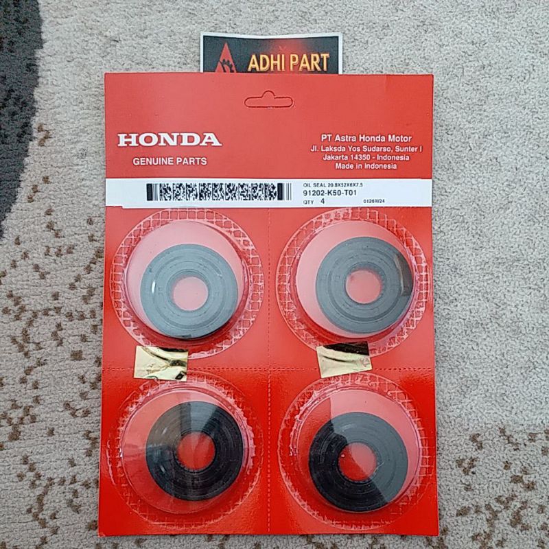 OIL SEAL SIL BEAT SCOOPY VARIO 91202-K50-T01