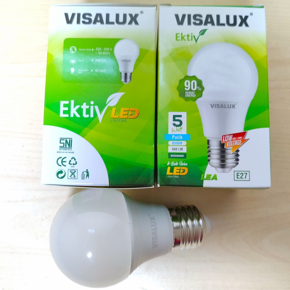 Lampu Led Visalux 5w Putih Bergaransi Grosir