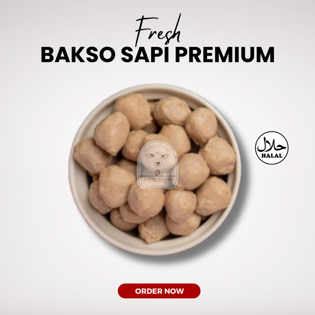 

Bakso Sapi Premium Tanpa Bahan Pengawet Isi 25