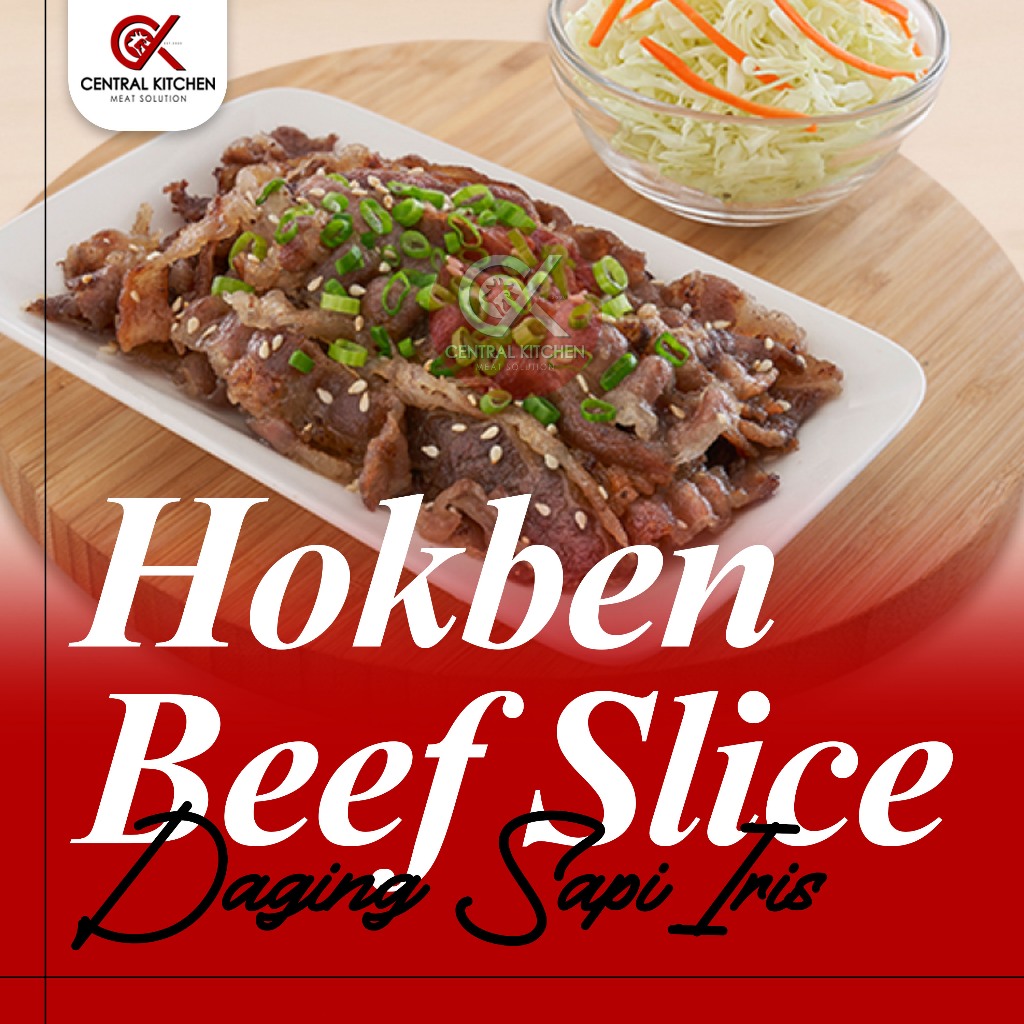 

Daging Sapi Slice Teriyaki Yakiniku / Beef Slice Hokben Ricebowl