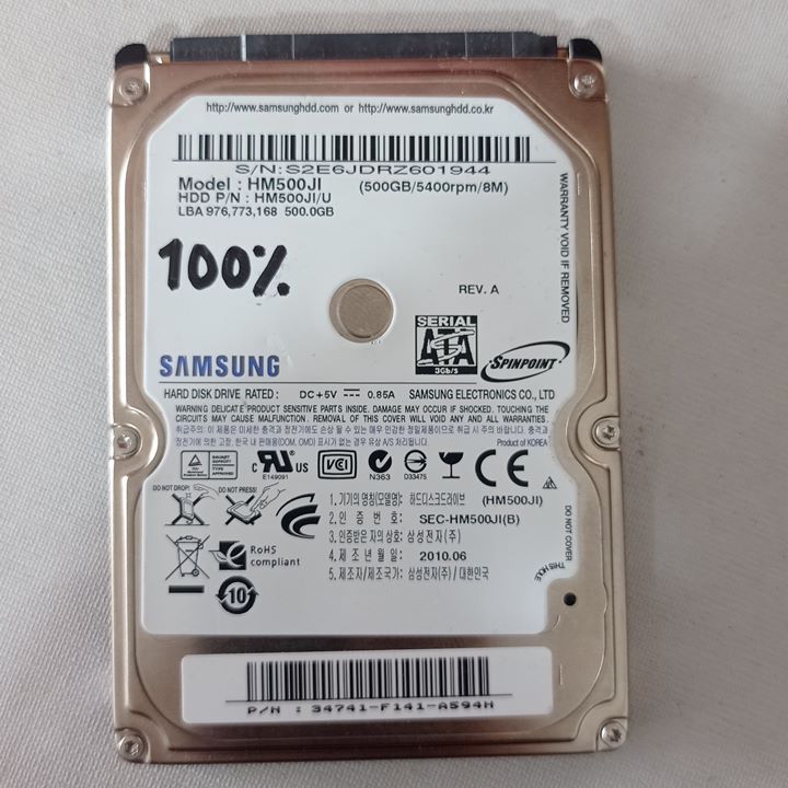 HDD Harddisk Laptop Notebook Netbook PS 3 4 CCTV AIO 500GB 500 GB 2.5 inch SATA Second Bekas