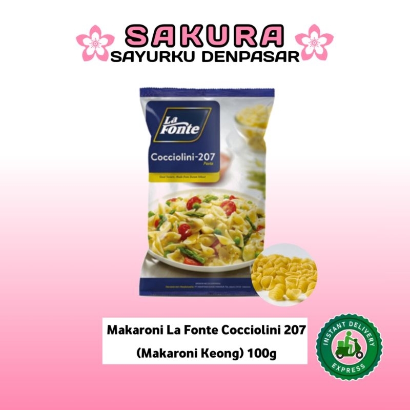 

Makaroni Pasta La Fonte Cocciolini 100g (kerang) - SAKURA