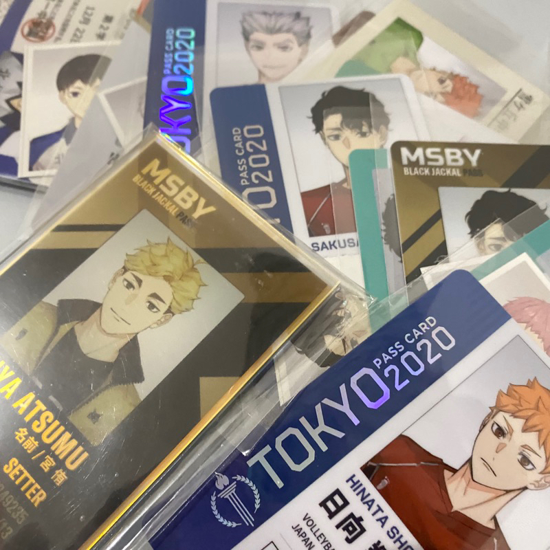 haikyuu ID CARD + ACRYLIC CARD @ri_mumu | BACA DESC