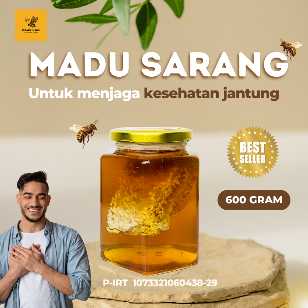 

[600ml] Madu dengan Sarang ISTANA MADU