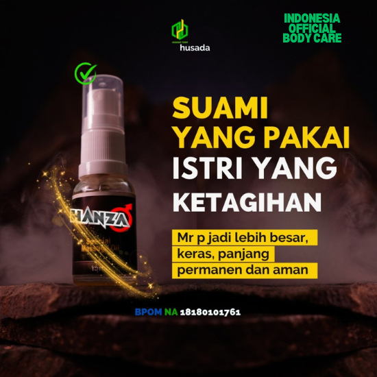 Hanza Spray Pembesar Mr P Permanen Original 100% Paling Ampuh dan Cepat Sudah BPOM