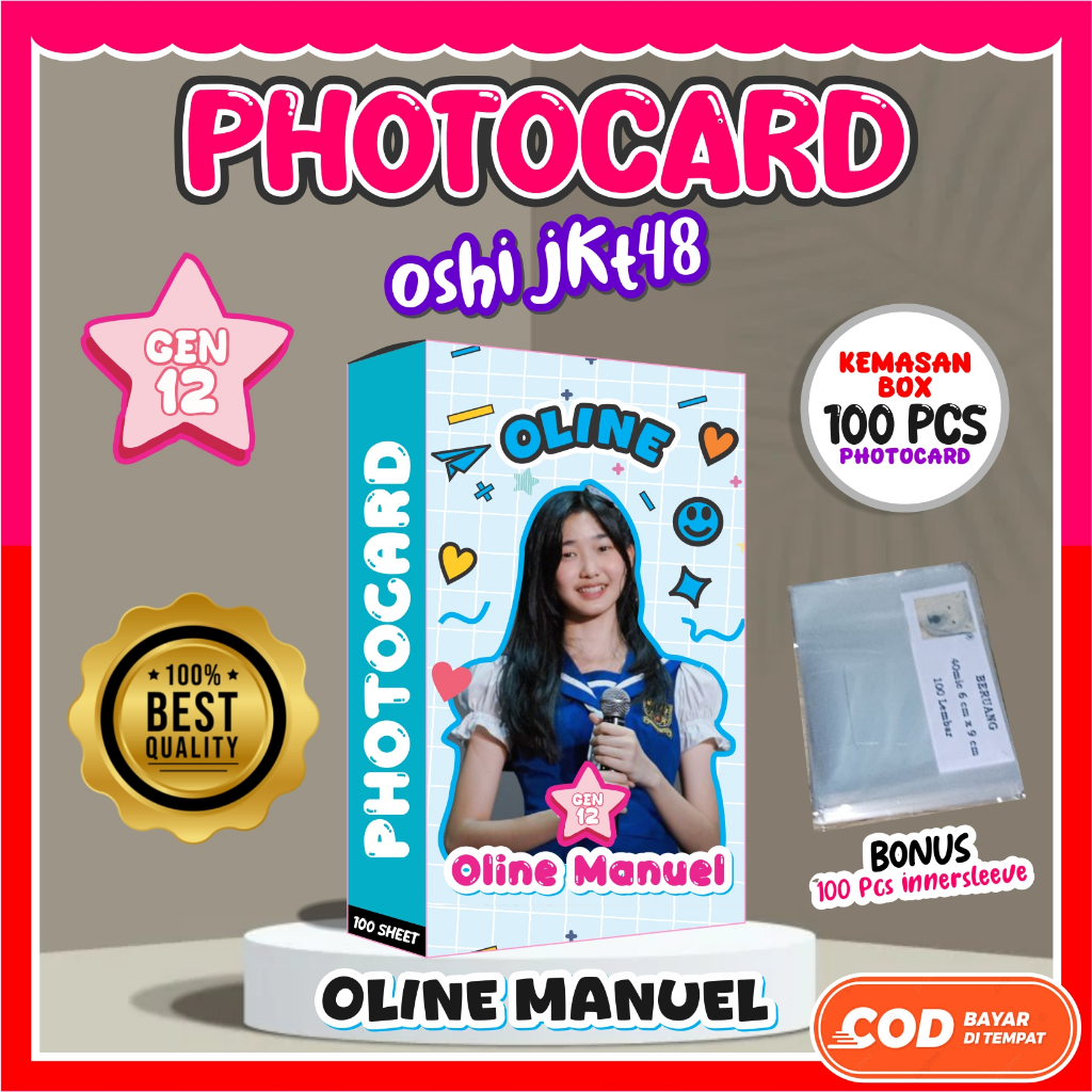100 Photocard Oline Member JKT48 GRATIS 100 Innersleeve | OSHI JKT48