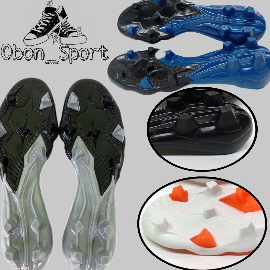 STAR Bawahan Sepatu Bola  Outsole Sepatu Bola 2 warna Pvc non marking